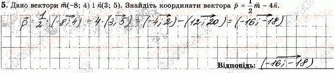 фото задание 5 - варіант 1 - ткр-2. вектори на площині - тематичні контрольні роботи