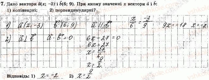 фото задание 7 - варіант 1 - ткр-2. вектори на площині - тематичні контрольні роботи