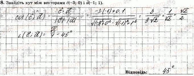 фото задание 8 - варіант 2 - ткр-2. вектори на площині - тематичні контрольні роботи