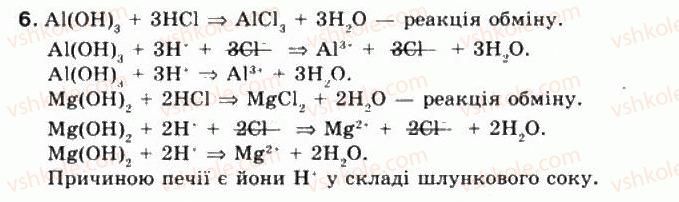 фото задание 6 - § 13. класифікація хімічних реакцій за різними ознаками - тема 2. хімічні реакції