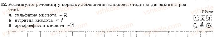 фото задание 12 - варіант 1 - контрольна робота № 1. розчини. електролітична дисоціація - контрольні роботи