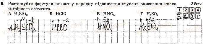 фото задание 9 - варіант 1 - контрольна робота № 2. реакції обміну речовин електролітів - контрольні роботи