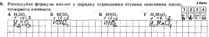 фото задание 9 - варіант 2 - контрольна робота № 2. реакції обміну речовин електролітів - контрольні роботи