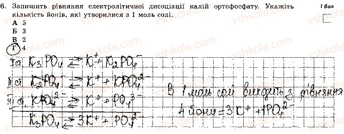 фото задание 6 - варіант 1 - самостійна робота № 3. електролітична дисоціація - самостійні роботи