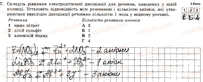 фото задание 7 - варіант 1 - самостійна робота № 3. електролітична дисоціація - самостійні роботи