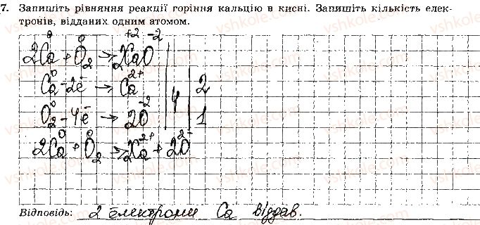фото задание 7 - варіант 2 - самостійна робота № 5. хімічні реакції - самостійні роботи
