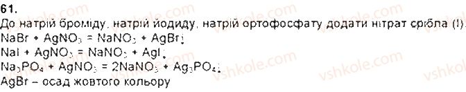 фото задание 61 - § 14. виявлення йонів у розчині - тема 1. розчини