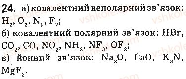 фото задание 24 - § 2. хімічний зв’язок і будова речовини