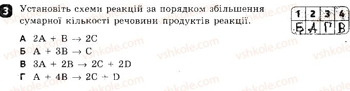 фото задание 3 - варіант 2 - тестова робота 4. класифікація хімічних реакцій - тестові роботи