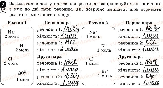 фото задание 7 - варіант 1 - залікова робота 1. розчини - залікові роботи