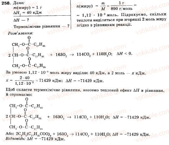 фото задание 258 - § 28. жири - розділ 3. найважливіші органічні сполуки