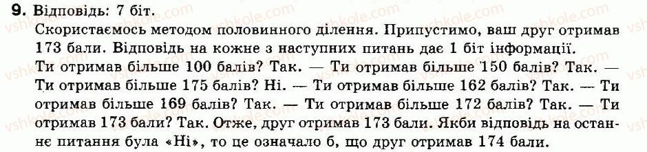 фото задание 9 - навчально-тренувальні вправи - § 1. інформатика. інформація та її властивості - розділ 1. інформація. інформаційні процеси та системи