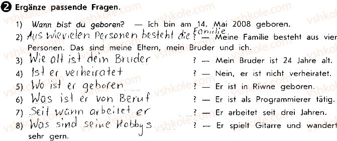 фото задание ст14вп2 - lektion 1. meine familie, meine freunde und ich