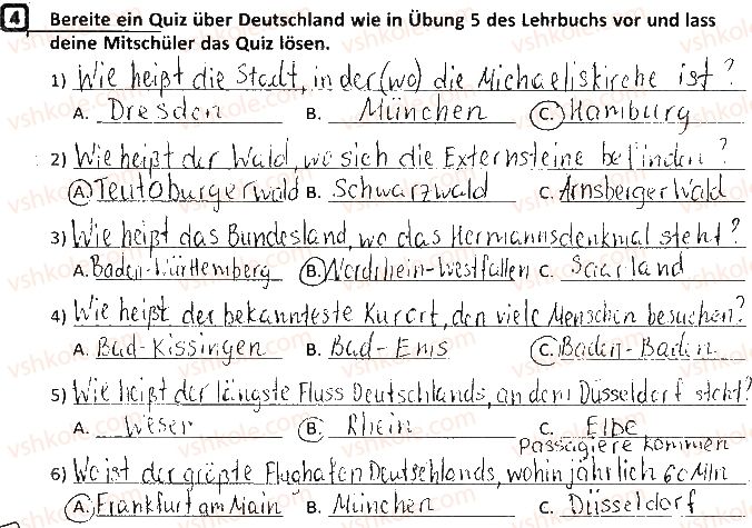 фото задание ст70впр4 - lektion 6. deutschland