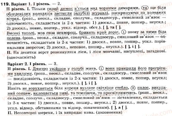фото задание 119 - § 10. розділові знаки та інтонація між частинами складносурядного речення - складне речення
