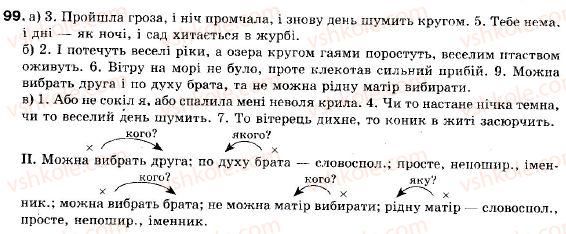 фото задание 99 - § 9. смислові зв’язки між частинами складносурядного речення - складне речення