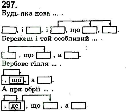 фото задание 297 - складне речення з різними видами зв'яку
