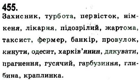 фото задание 455 - узагальнення та систематизація вивченого у 5-9 класах