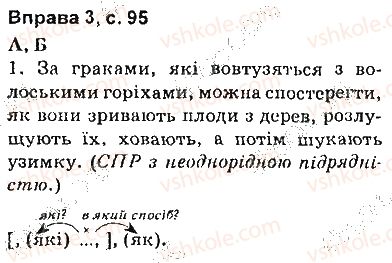 фото задание сторінка95 - синтаксис. пунктуація