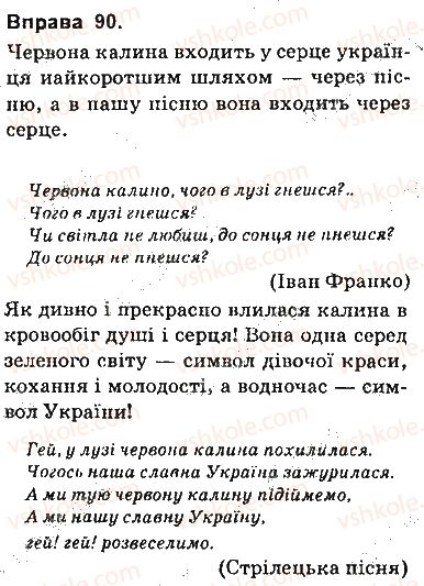 фото задание 90 - § 7. цитата як спосіб передавання чужого мовлення - пряма і непряма мова як засоби передавання чужого мовлення