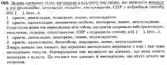фото задание 160 - § 12. складнопідрядні речення з підрядними обставинними частинами - складне речення