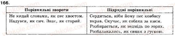 фото задание 166 - § 12. складнопідрядні речення з підрядними обставинними частинами - складне речення
