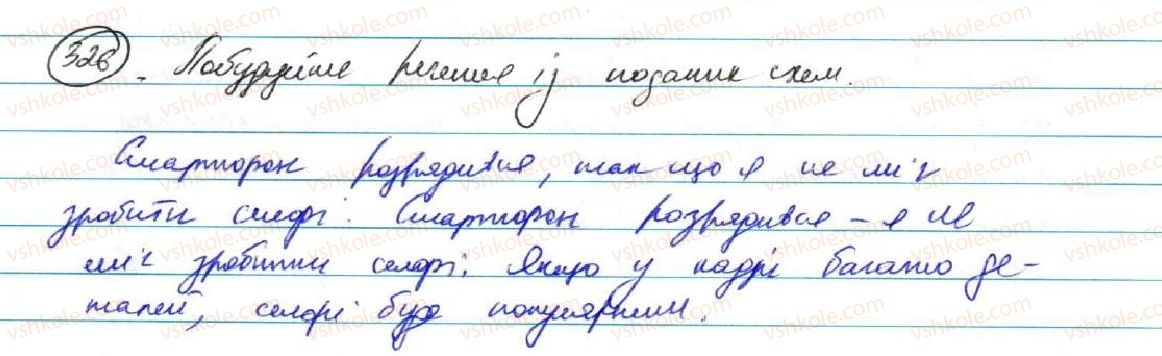 фото задание 326 - § 27. тире між частинами безсполучникового складного речення - безсполучникове складне речення