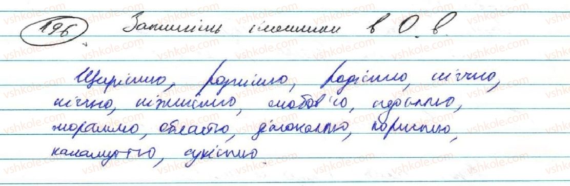 фото задание 196 - § 18. складнопідрядні речення з підрядними частинами місця й часу - складнопідрядне речення