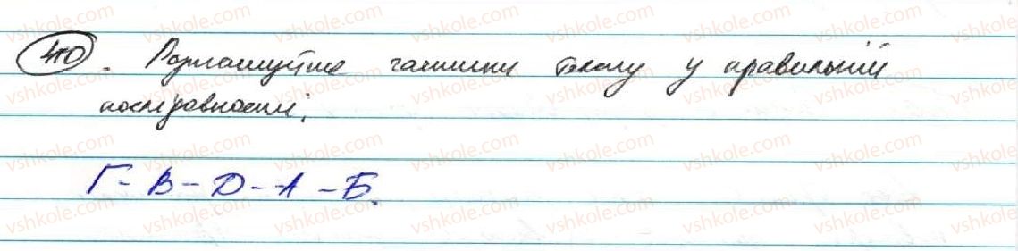 фото задание 410 - § 33. текст і його основні ознаки - текст як одиниця мовлення